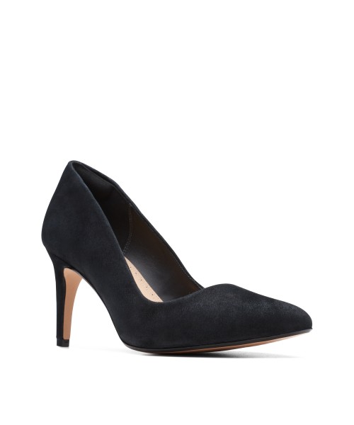 Clarks - Laina Rae Black Suede Clarks - Laina Rae Black Suede